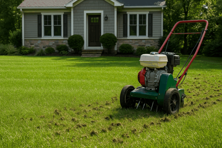 Lawn aeration | Mountainside Lawn Care